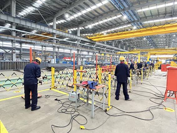 公司舉辦電焊工、電工技術(shù)比武